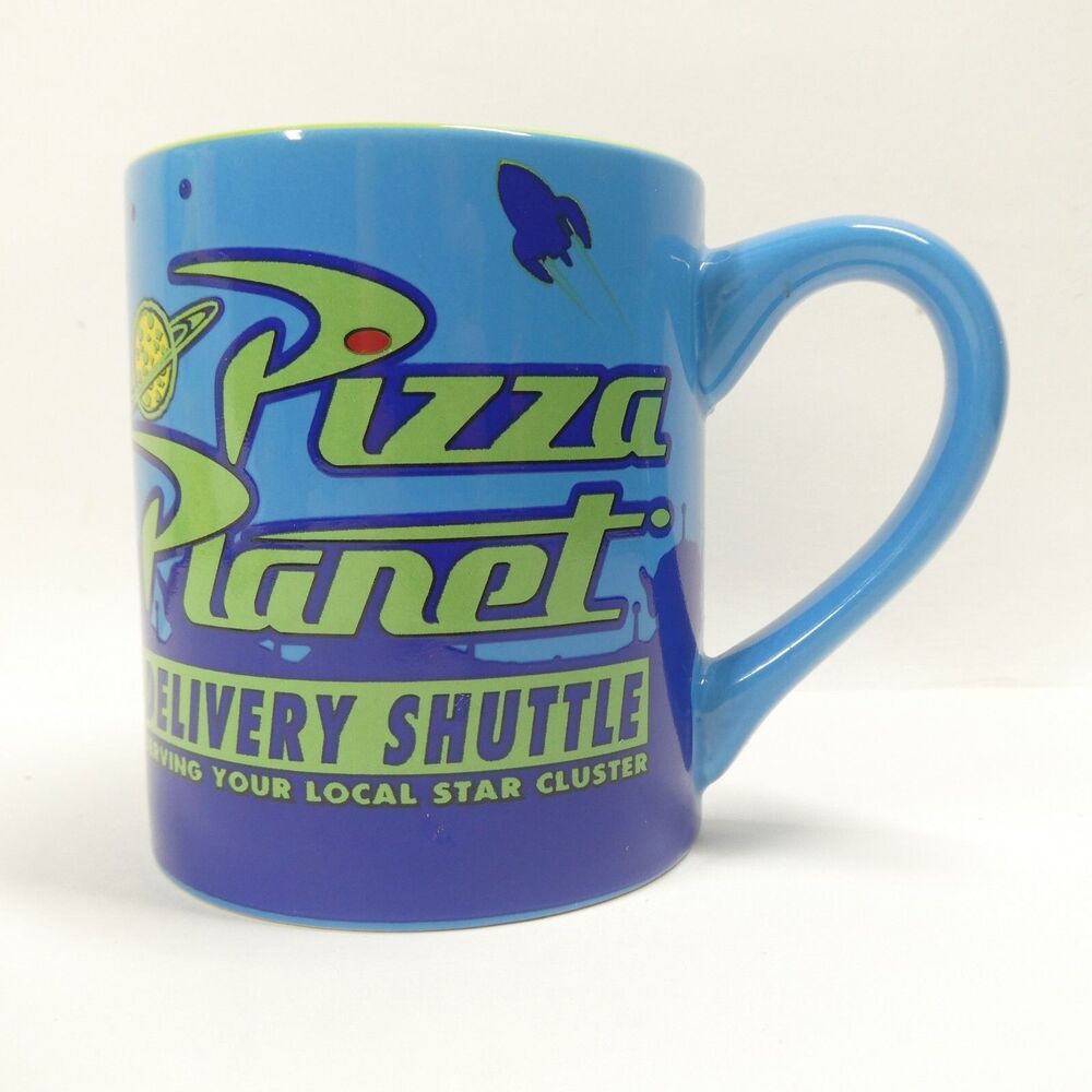 Toy Story Pizza Planet Coffee Cup Mug - Disney Pixar 14oz Ceramic